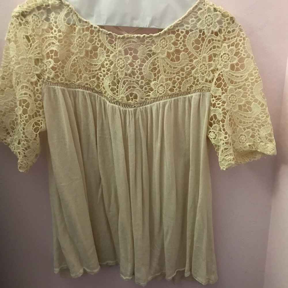 Lace Ivory Blouse